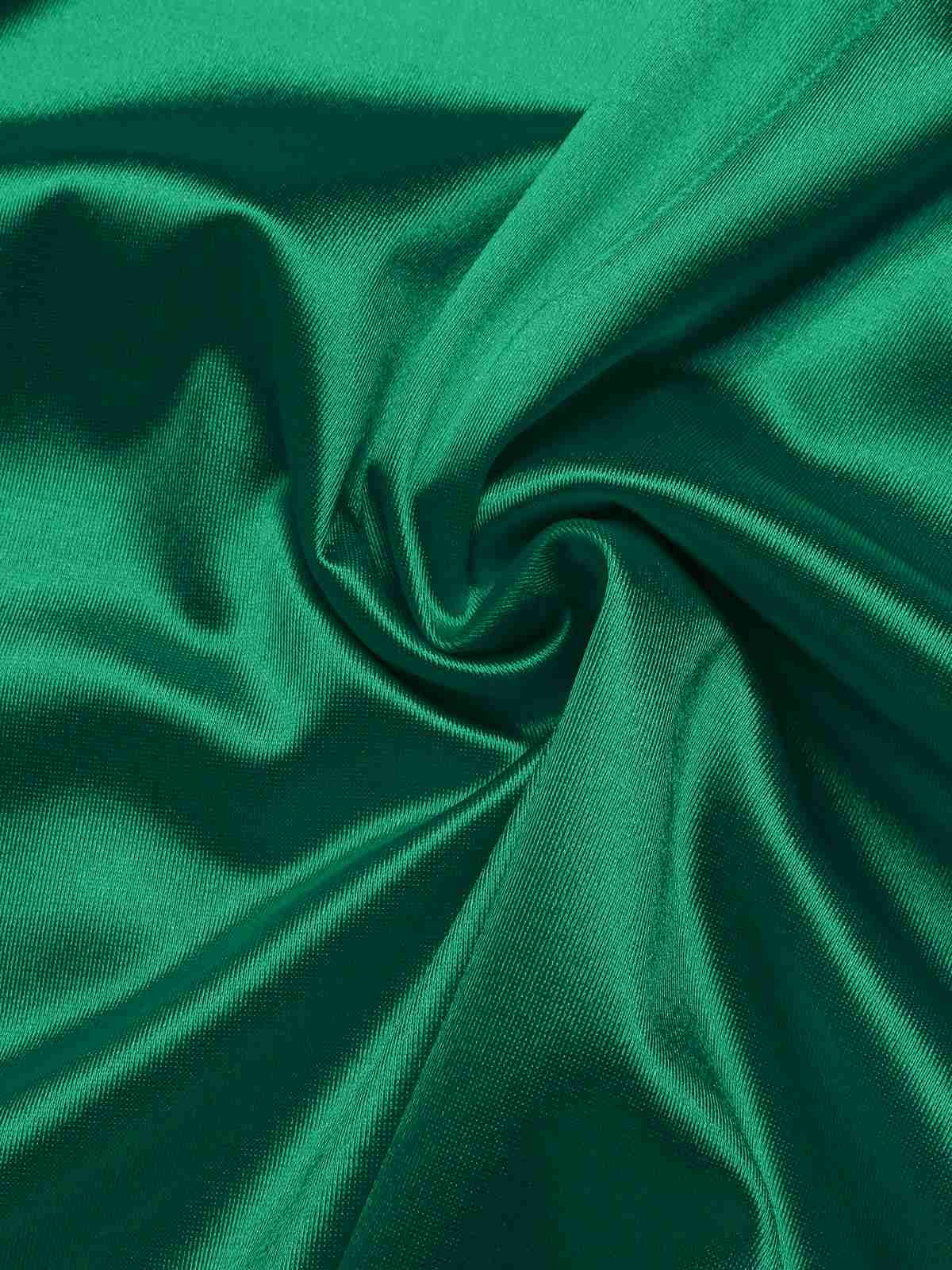 Robe en satin col en V profond rose des années 1950 - Image 13