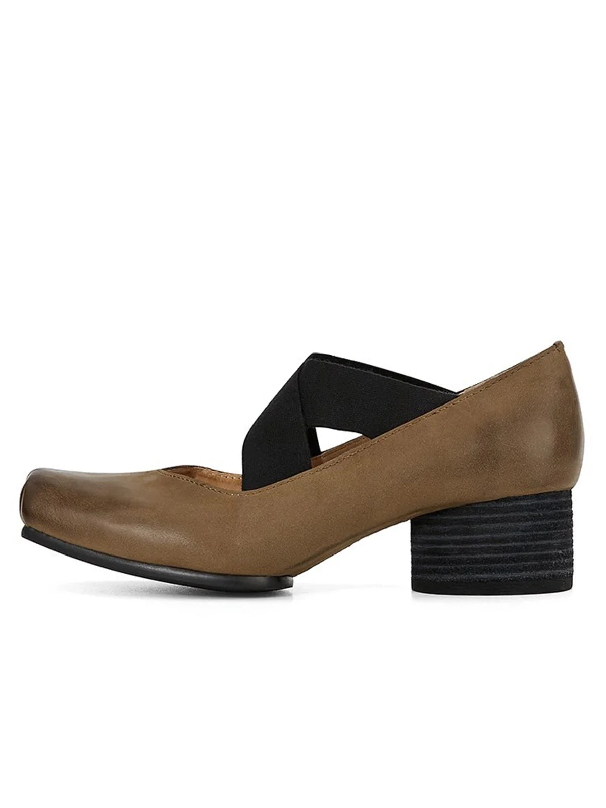 Chaussures rétro à talons hauts et brides croisées - Image 2