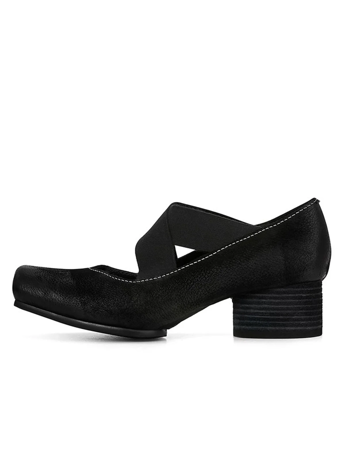 Chaussures rétro à talons hauts et brides croisées - Image 3