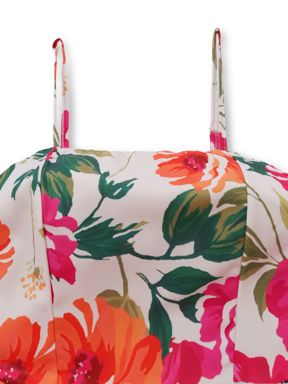 Robe à Bretelles Fines Fleur Bohème Années 70 - Image 4