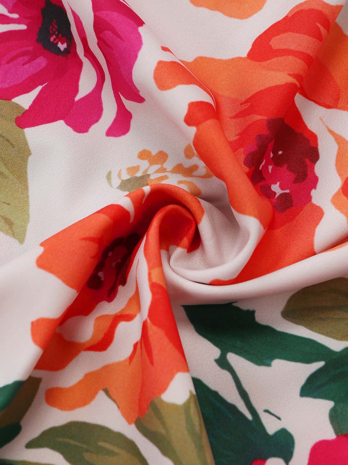 Robe à Bretelles Fines Fleur Bohème Années 70 - Image 6