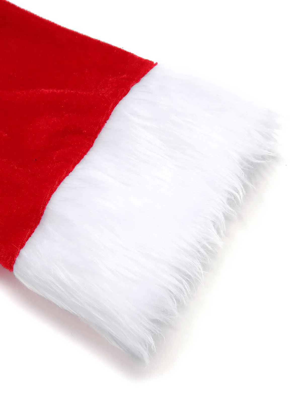 Robe à capuche avec ourlet en fourrure du Père Noël des années 1950 - Image 7
