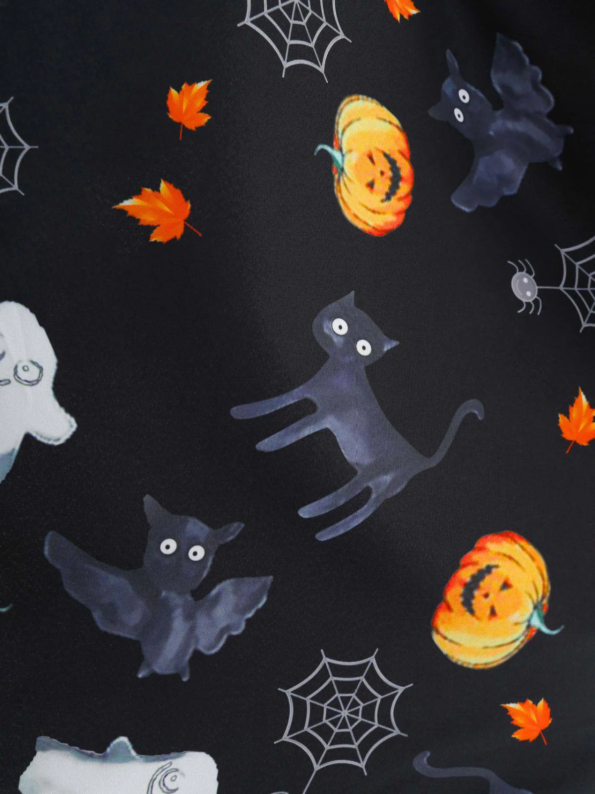 Robe col pétale et toile d'araignée Halloween années 1950 - Image 3