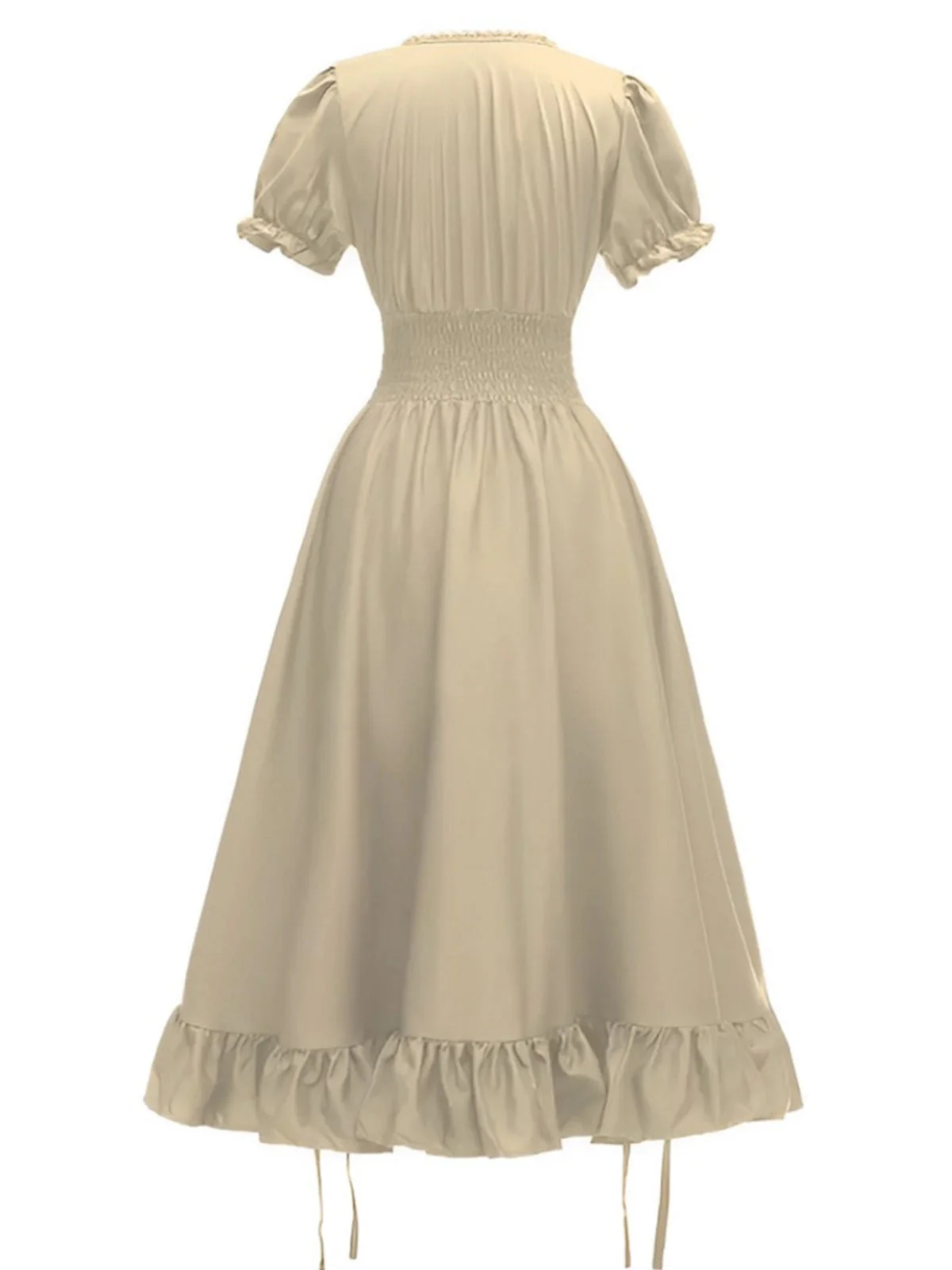 Robe à manches bouffantes et à col carré des années 1930 - Image 15