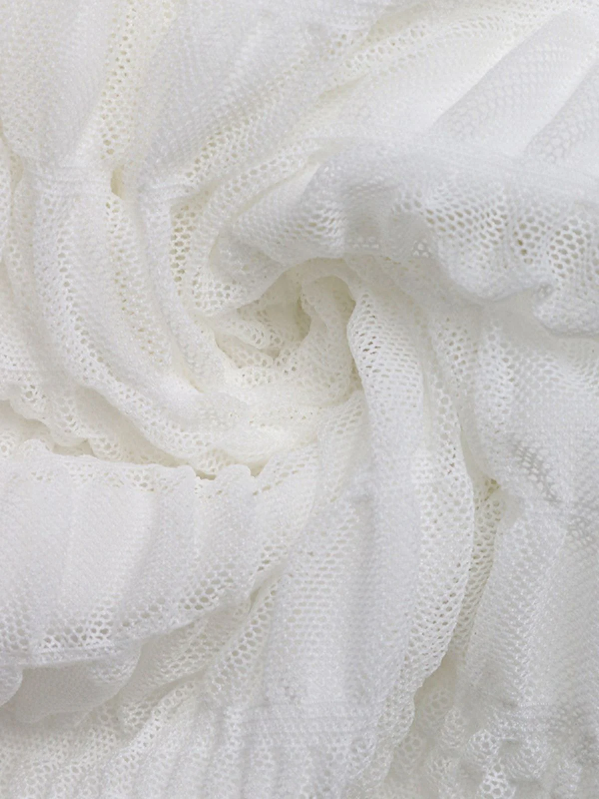 Robe Blanche Sans Manches Décolletée Froncée Années 1950 - Image 6