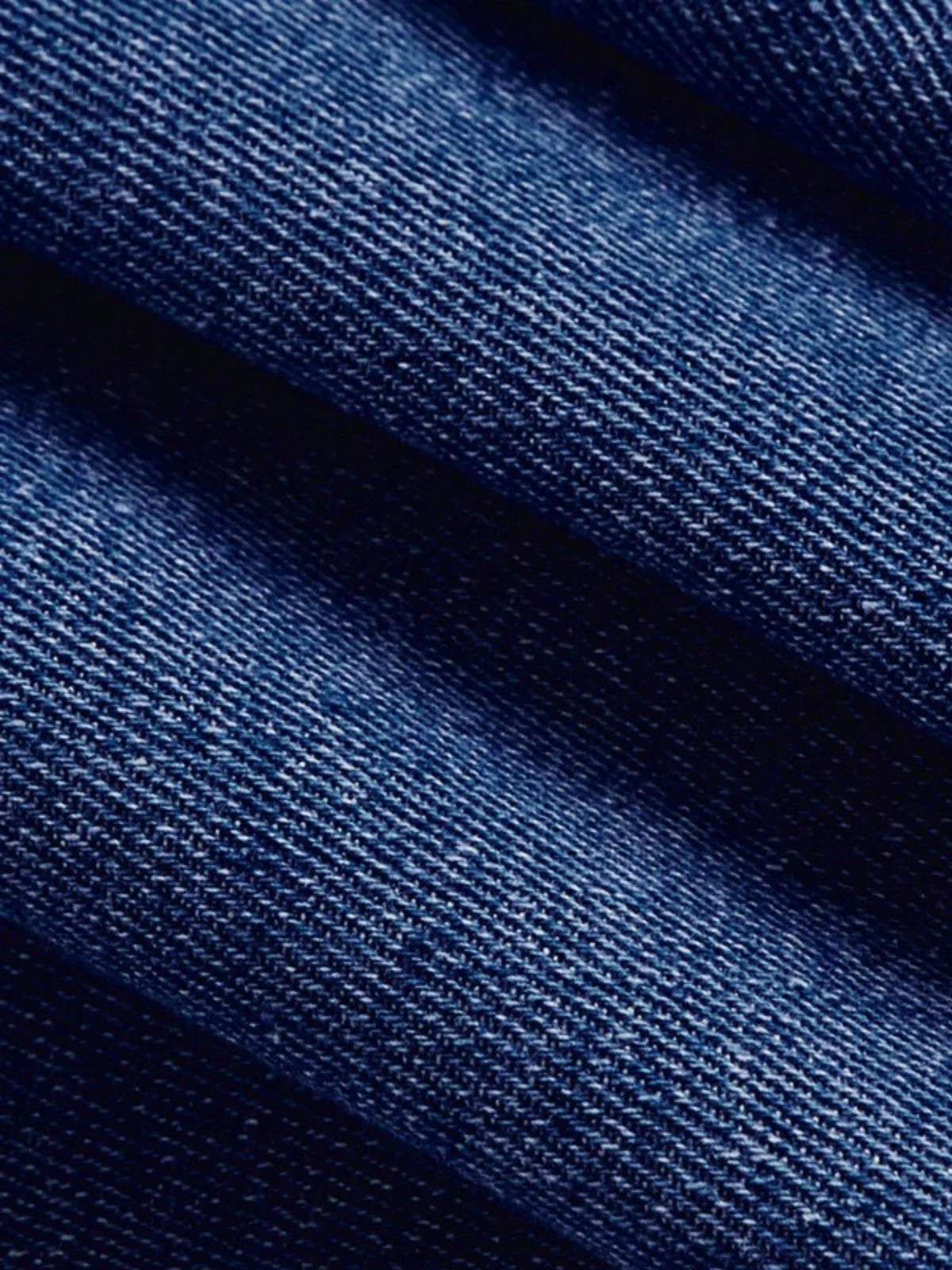 Robe Bleu Bretelles Fines Corset Denim Années 1950 - Image 5
