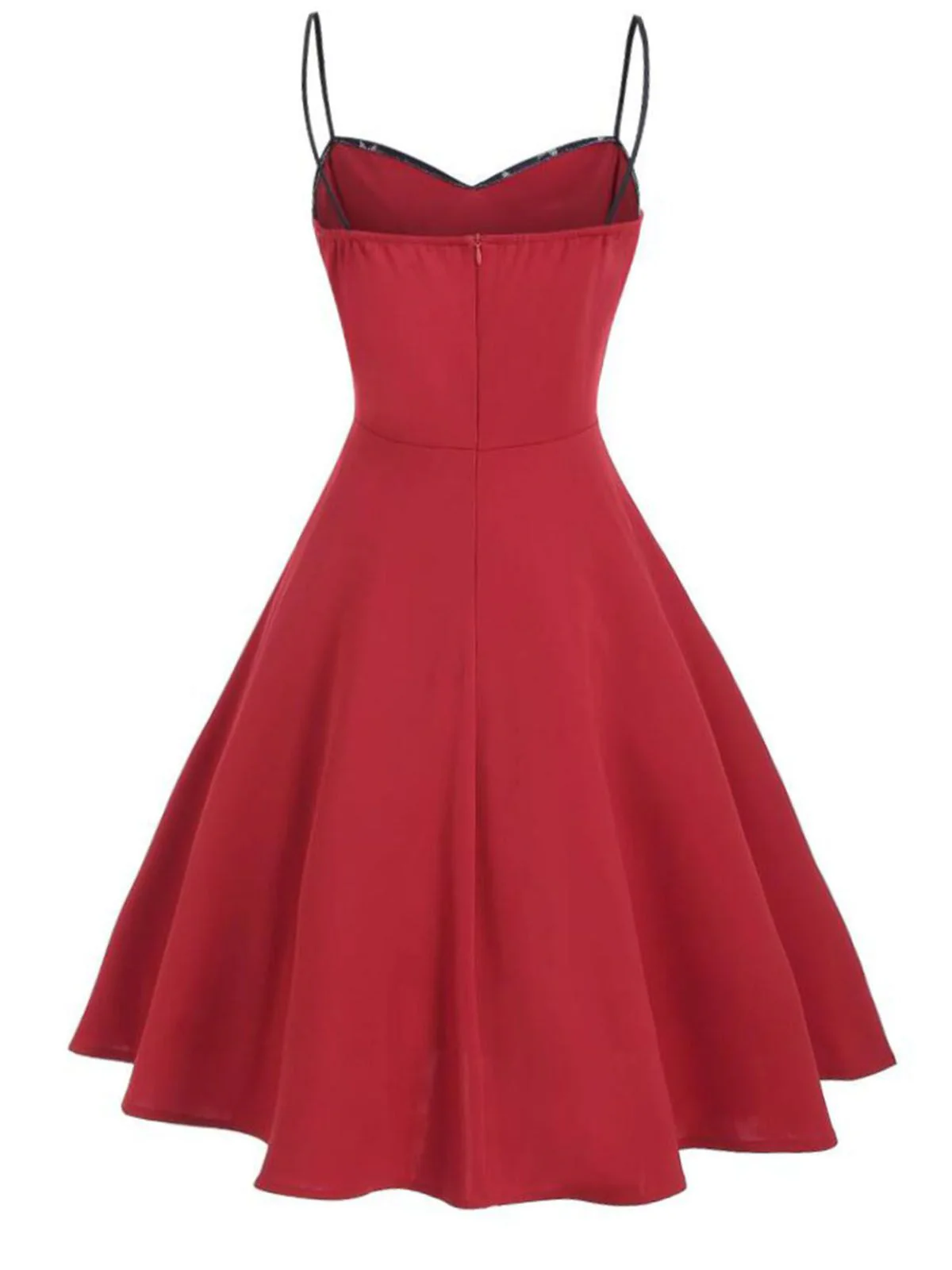 Robe à bretelles en patchwork d'étoiles rouges des années 1950 - Image 2