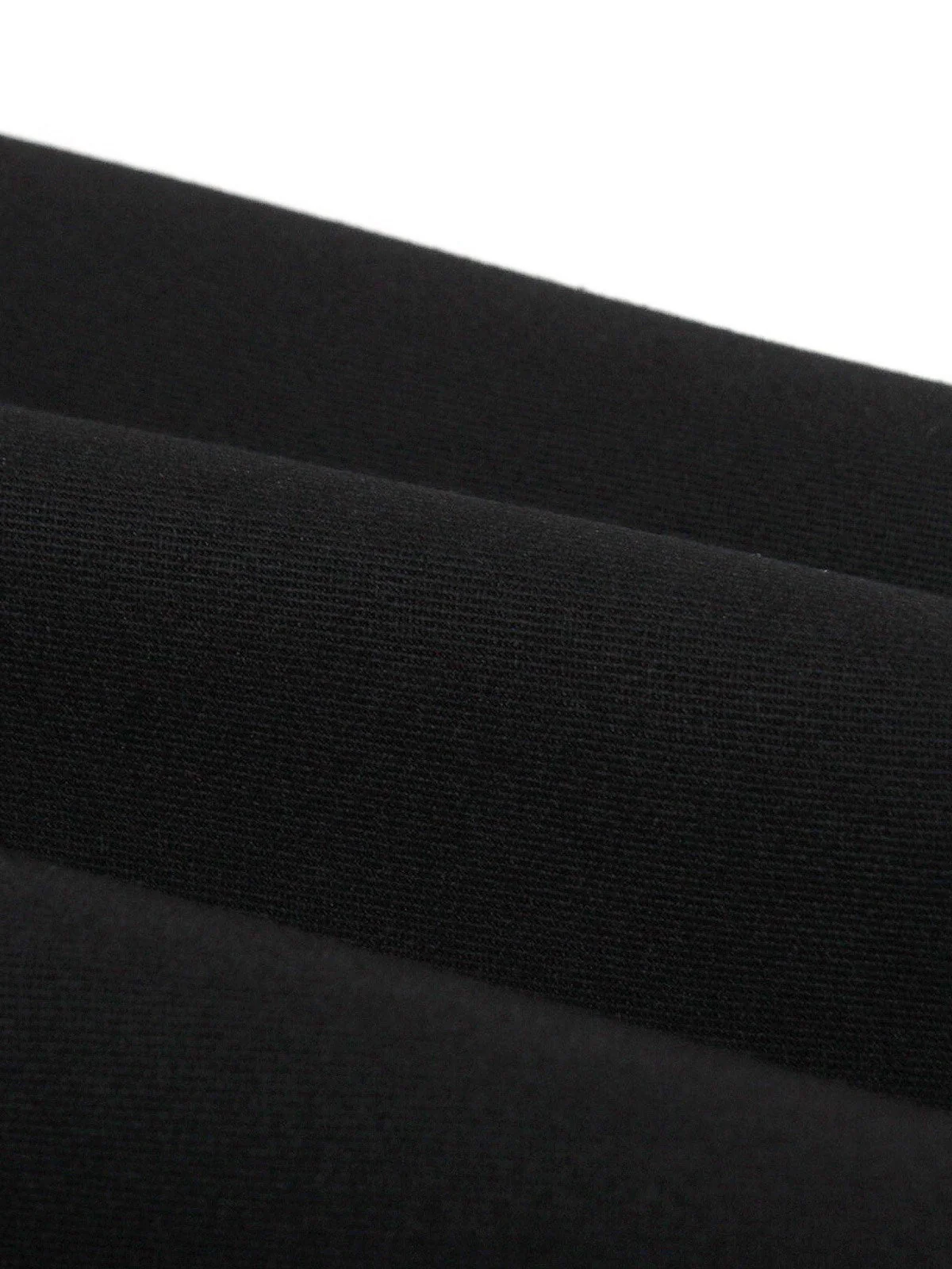 Robe cape noire à col en V et ceinture années 1950 - Image 4