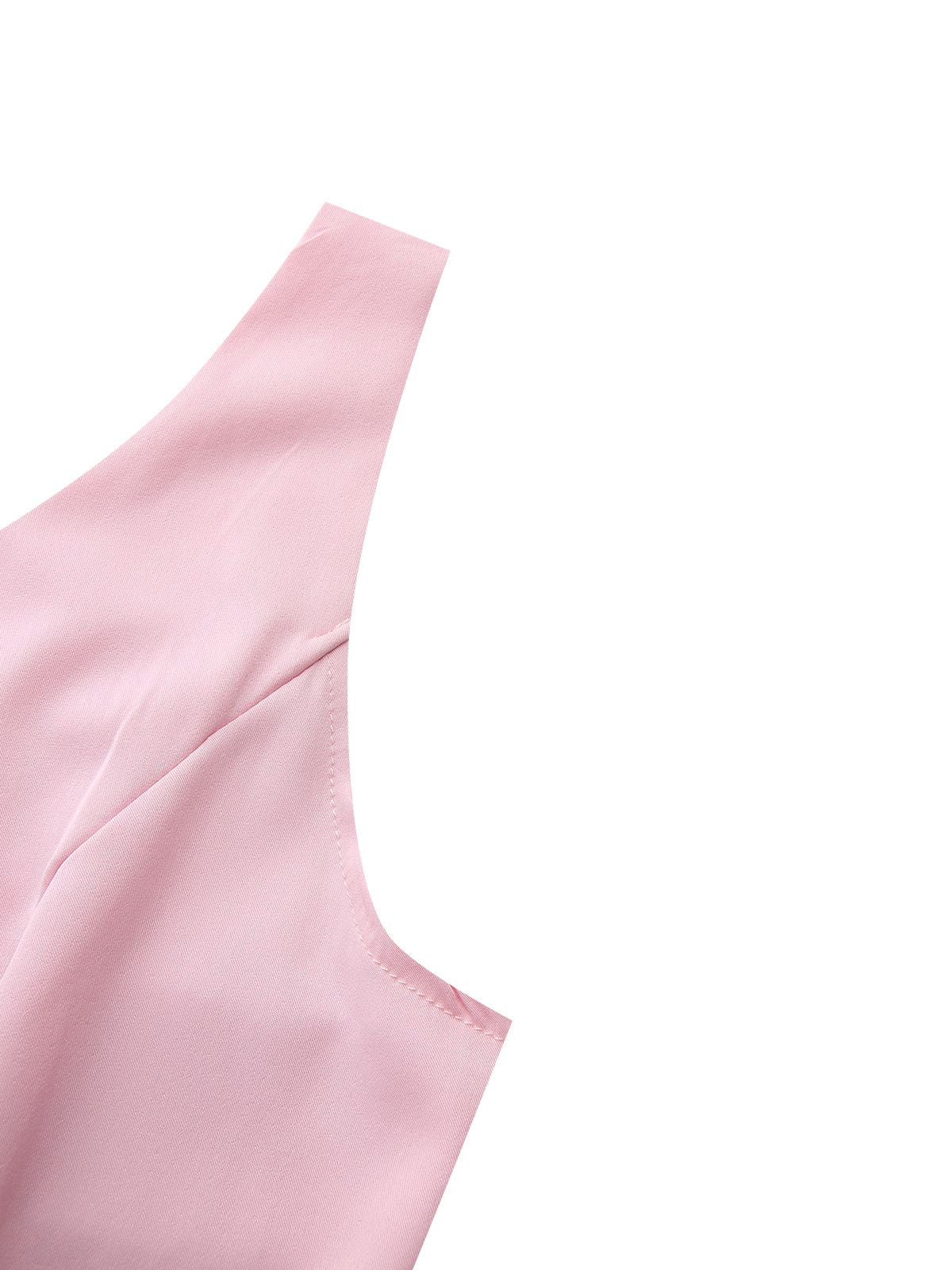 Robe capelet à revers uni des années 1950 - Image 6
