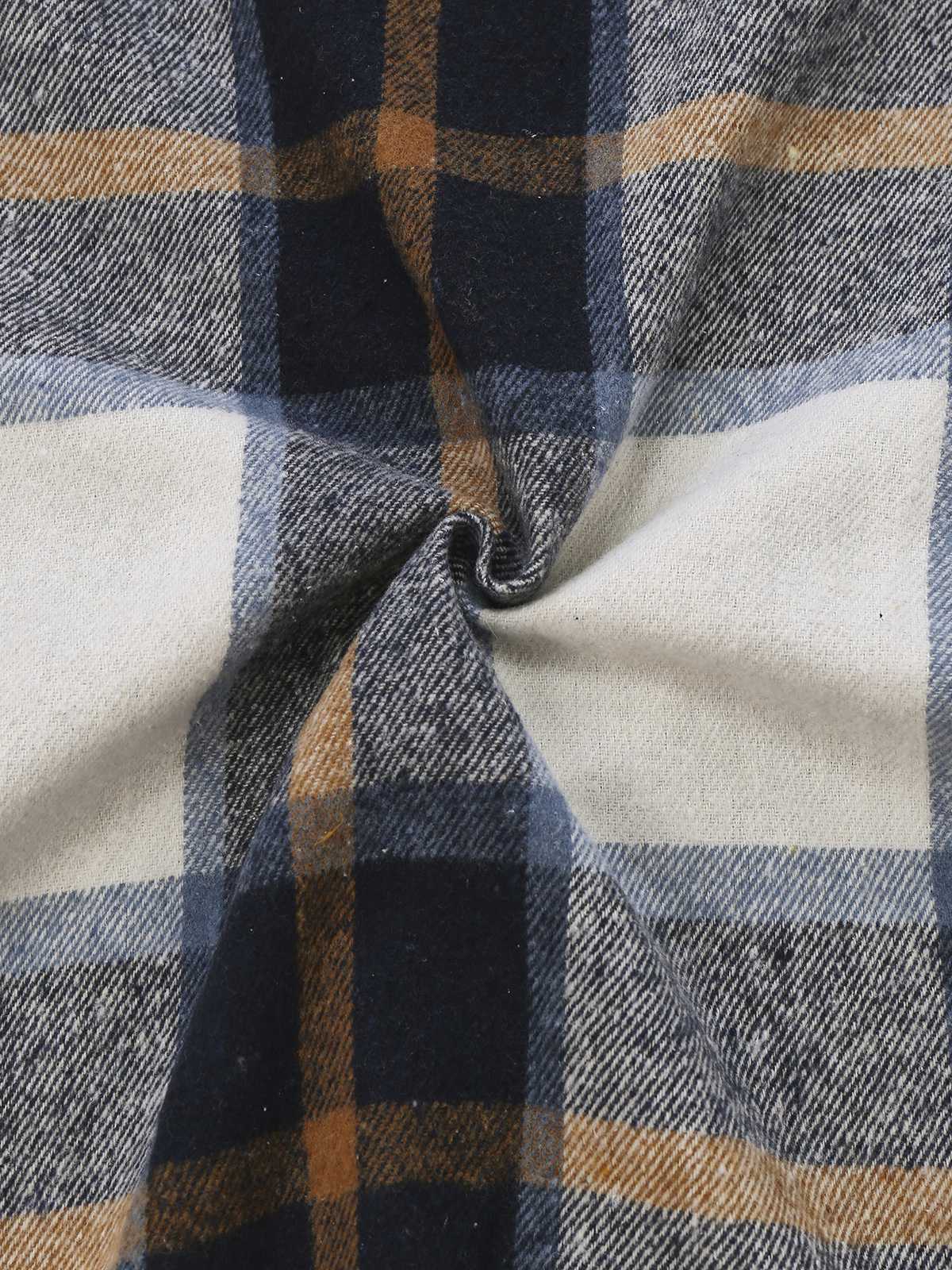 Robe-chemise carreaux multicolores avec ceinture années 1960 - Image 7