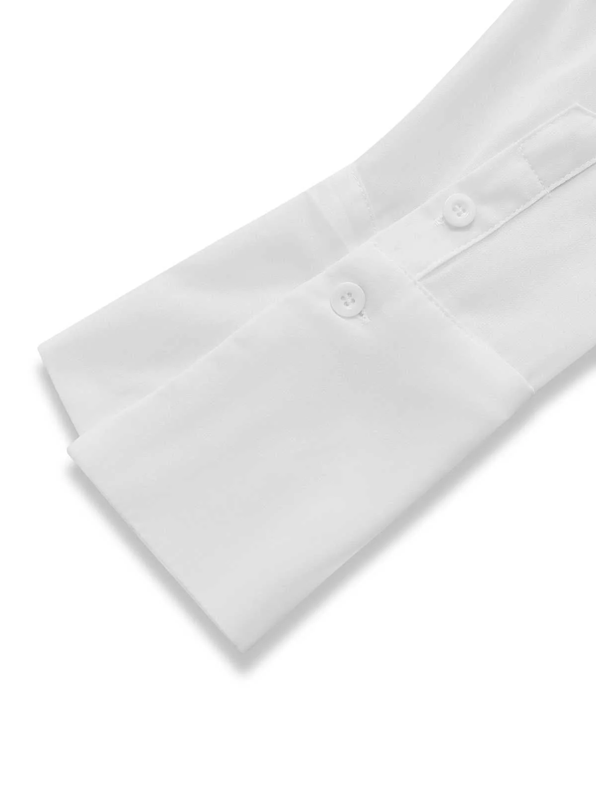 Robe chemise transparente manches longues des années 1970 - Image 6