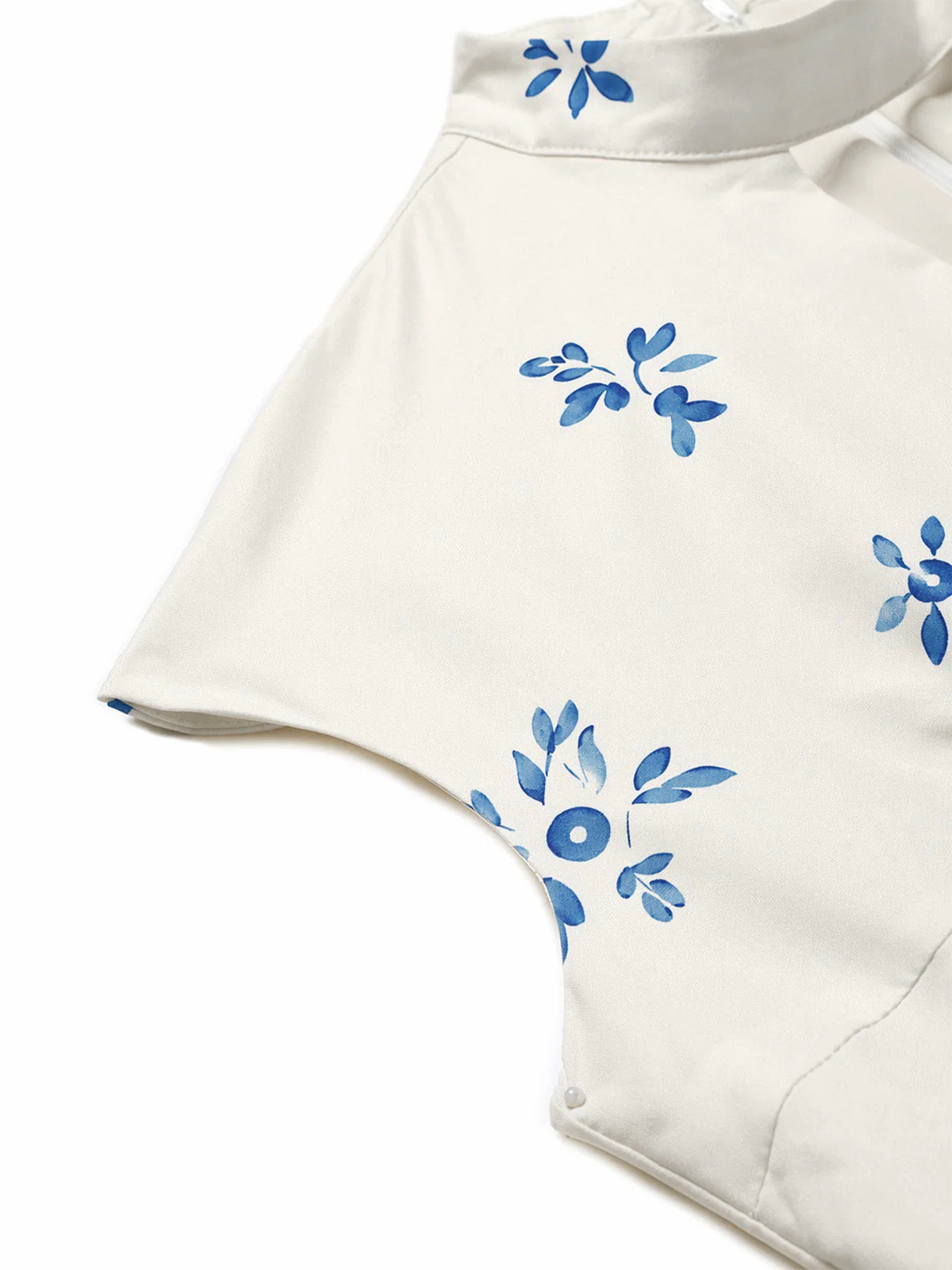 [Prévente] Robe Col Montant Rose Tulle Bleu Années 50 - Image 6