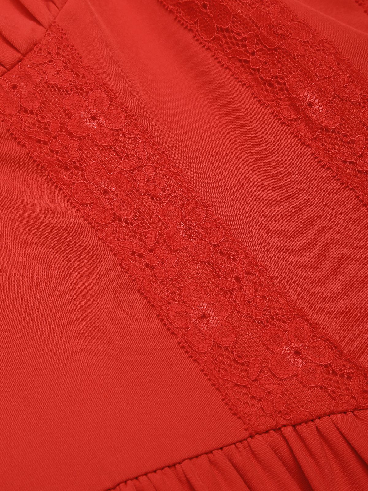 Robe corset unie à lacets des années 1950 - Image 4