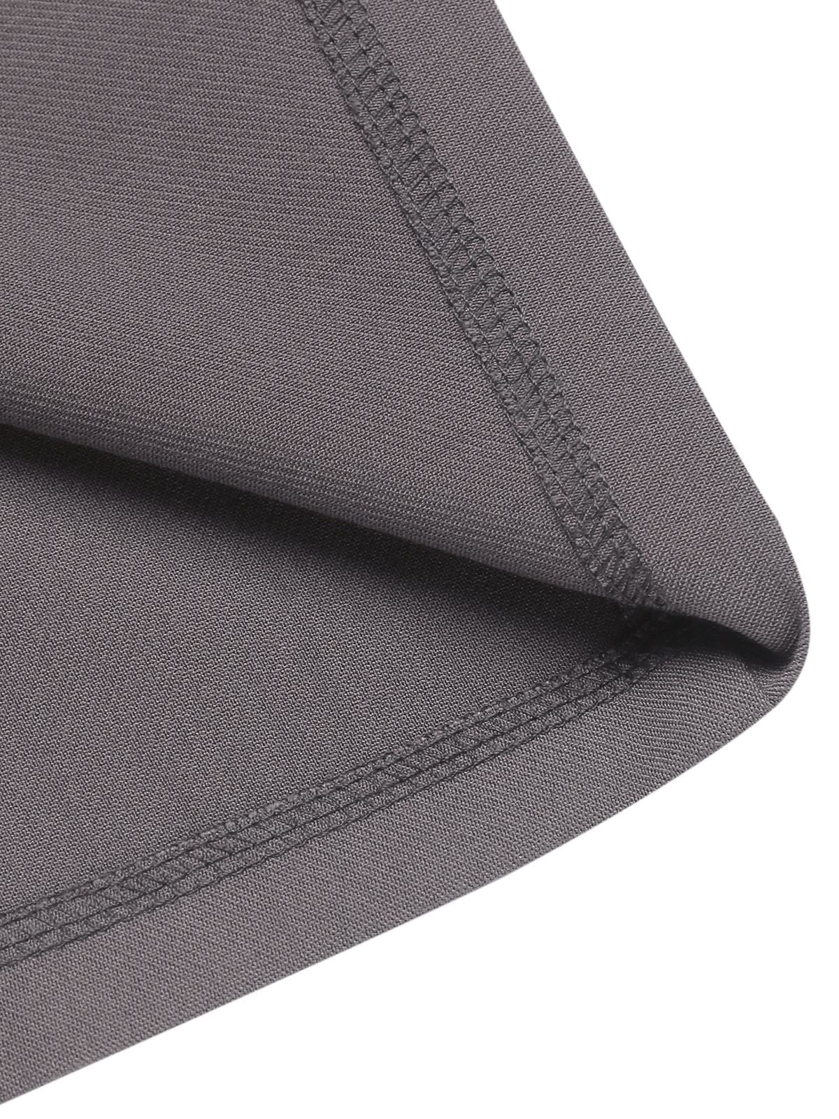 Robe Crayon Vintage Année 60 Manches 3/4 Gris - Image 7