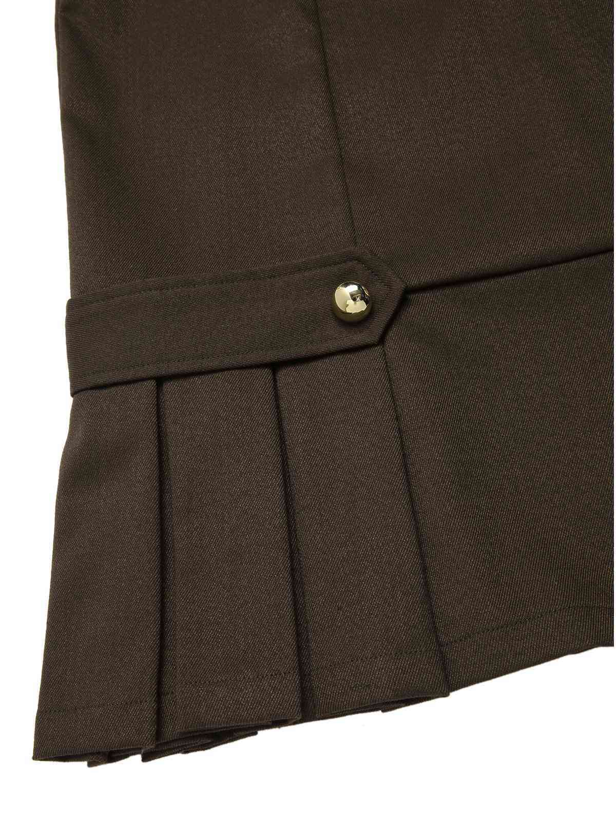 Robe crayon marron et col contrasté années 1960 - Image 8