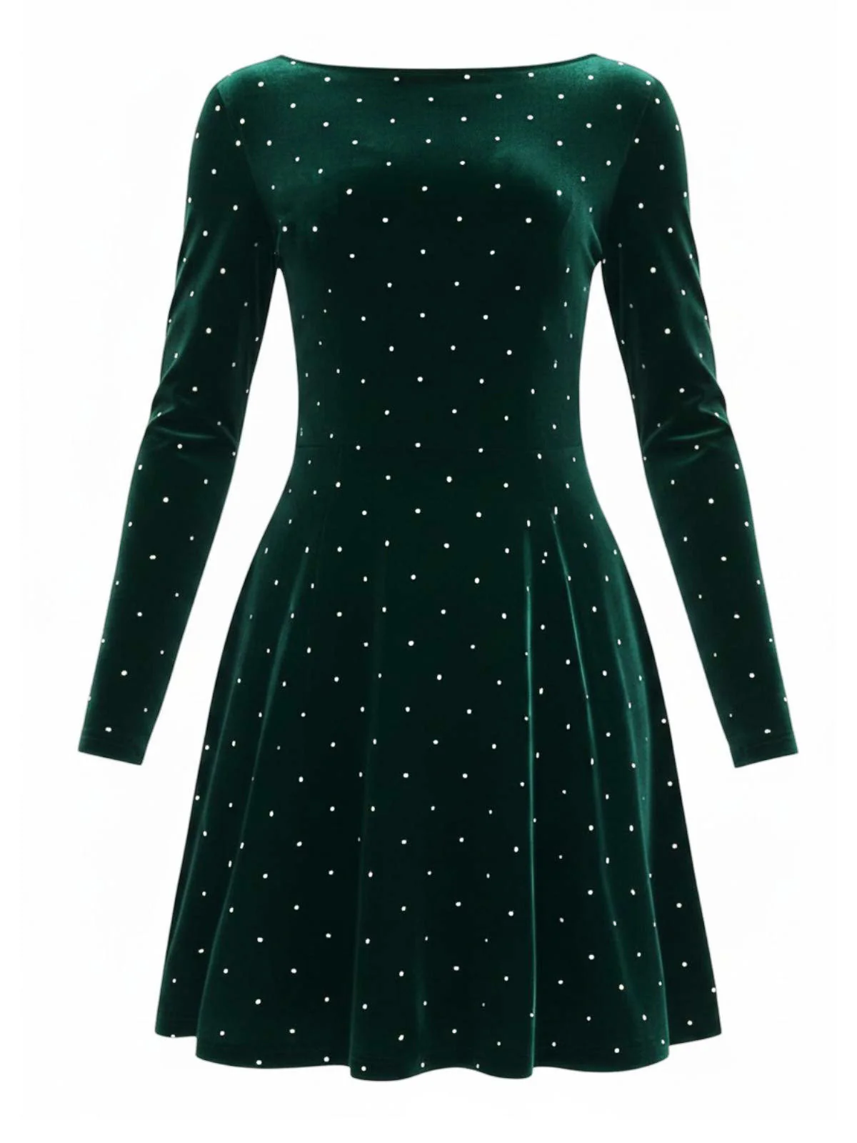 Robe de soirée cintrée en velours et strass années 1980 - Image 19
