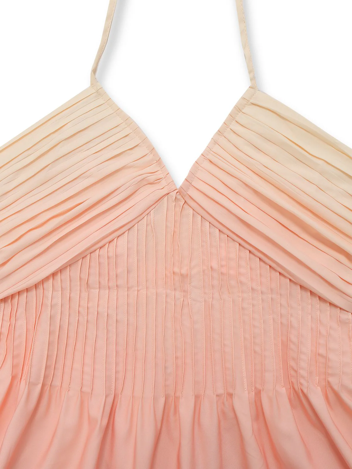 Robe dos nu à décolleté plongeant en V ombré 1940s - Image 6