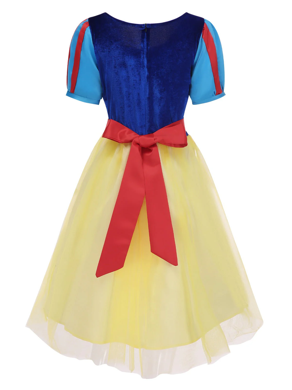 Robe en maille bleue style Blanche-Neige années 1940 - Image 3
