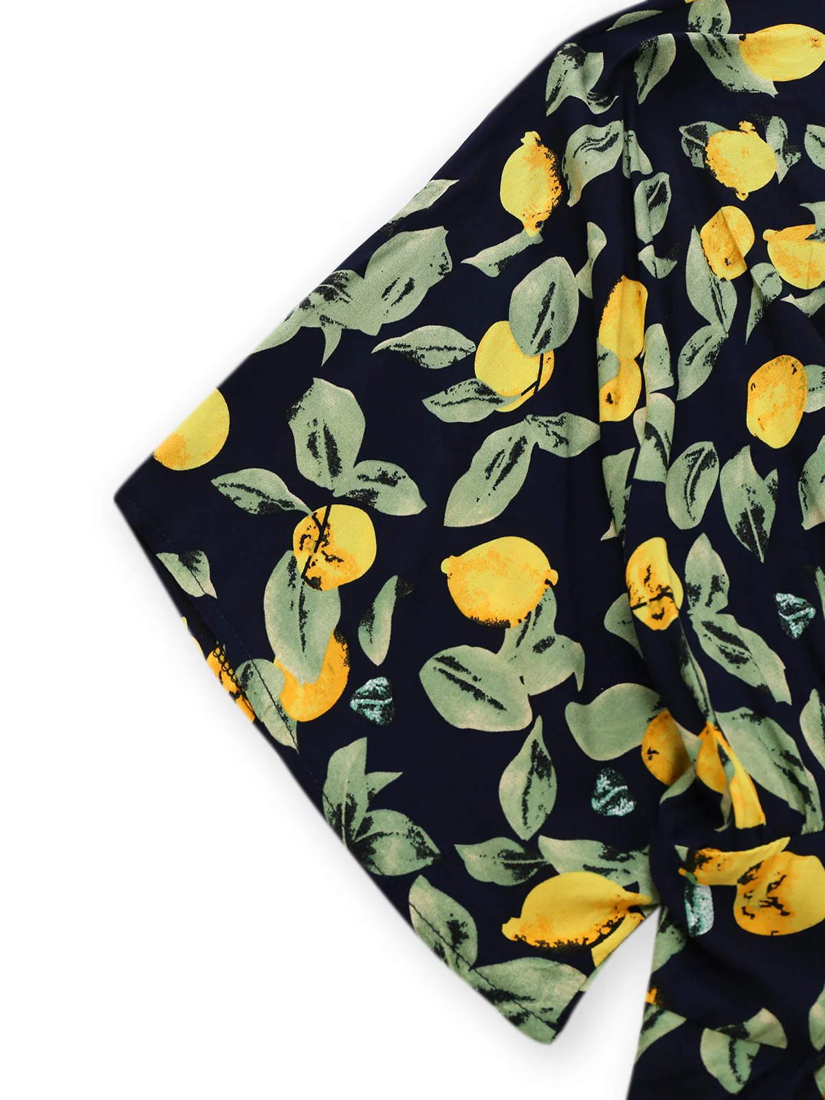 Robe en mousseline de soie jaune citron col V et smocks des années 1950 - Image 4