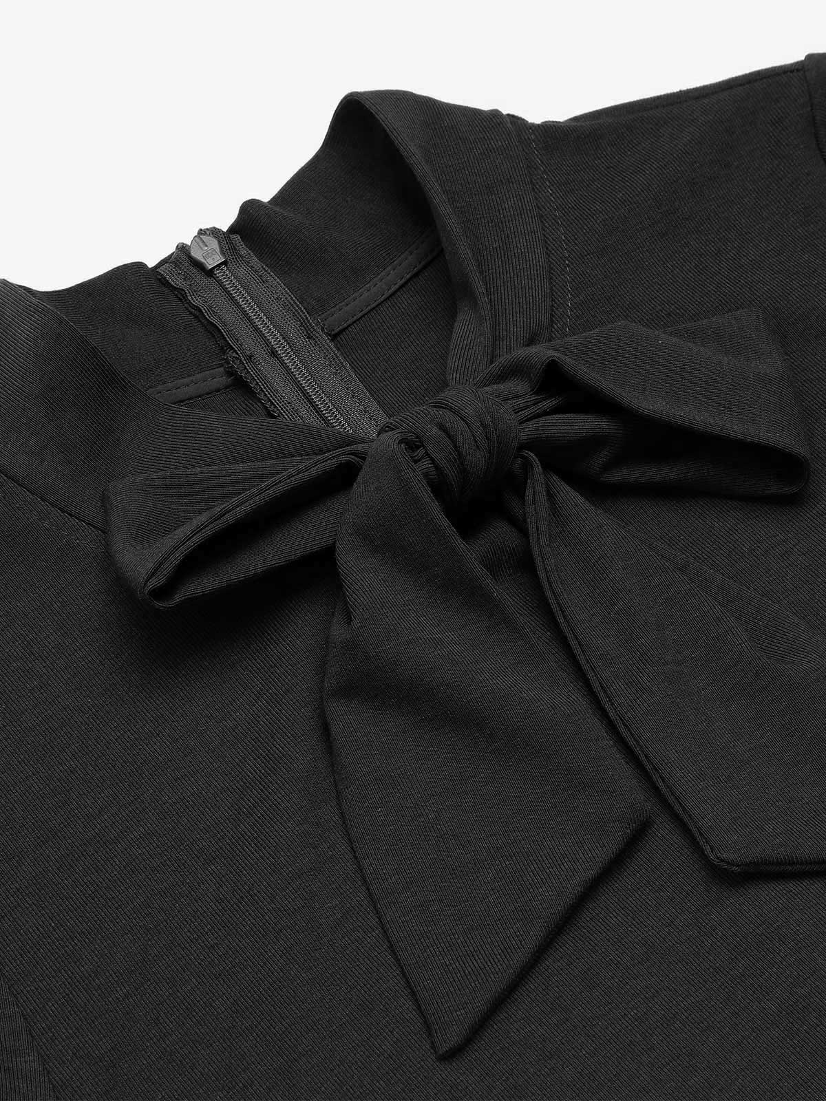 Robe en tricot à carreaux vert foncé des années 1950 Cocktail Chic - Image 15
