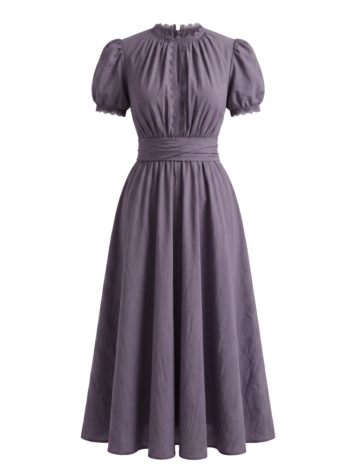 Robe longue manches bouffantes en dentelle années 1920 - Image 6