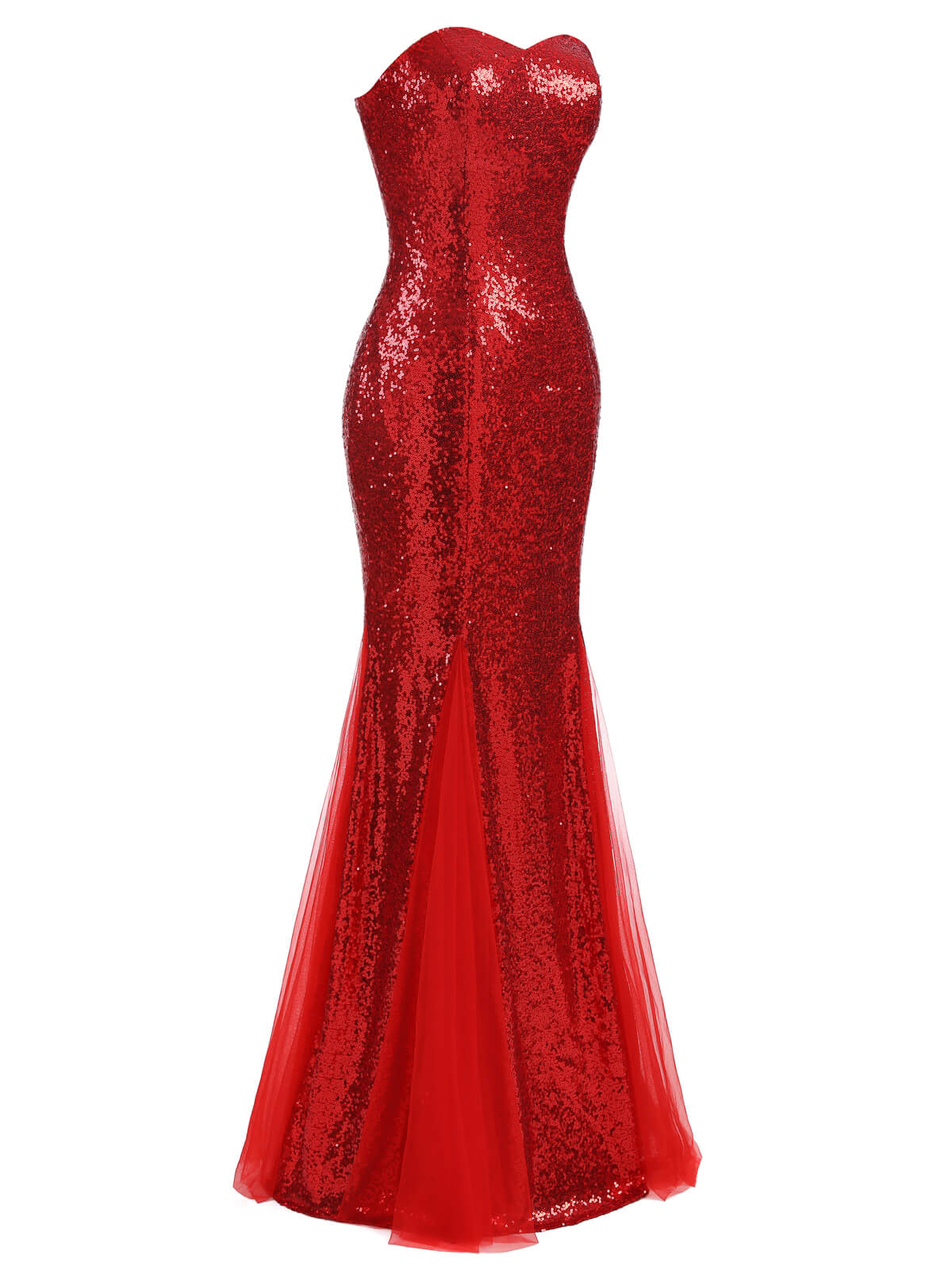 Robe Longue Vintage Paillettes Patchwork Bretelles Soirée Cocktail - Image 4