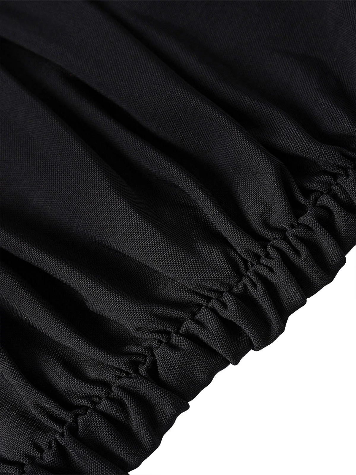Robe Maxi Bodycon Uni Épaule Dénudée Année 1930 - Image 15