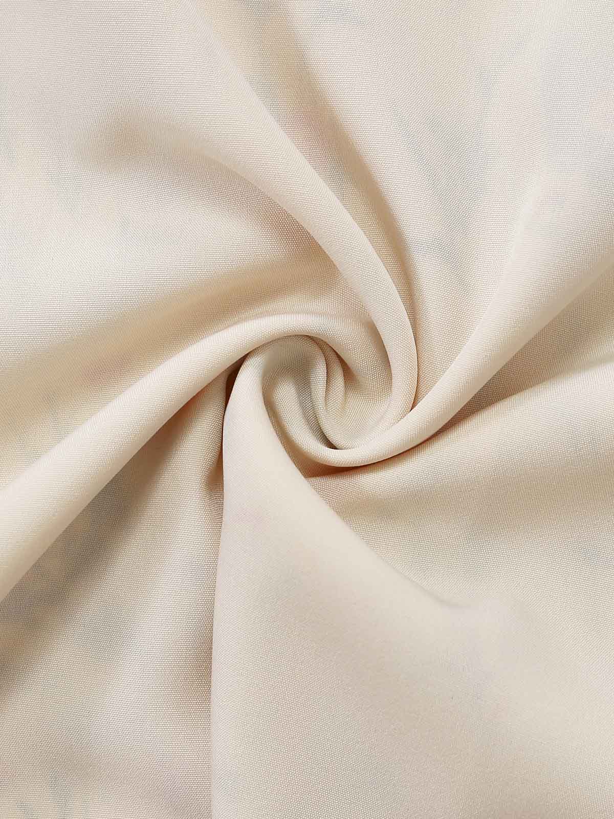 Robe Midi à Bretelles fines Petites Fleurs Beige Années 70 - Image 6