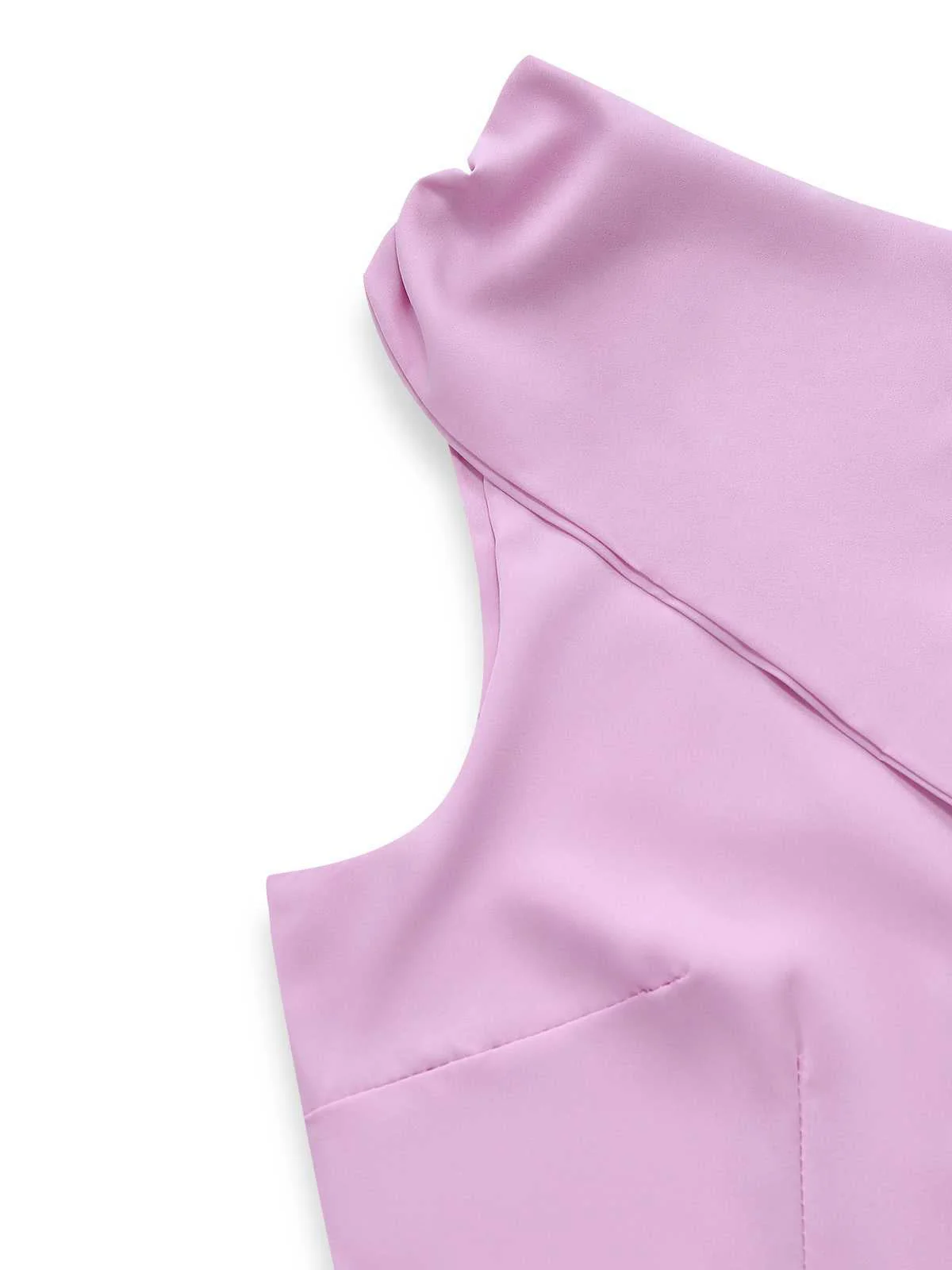 Robe midi asymétrique drapée à une épaule des années 1980 - Image 7