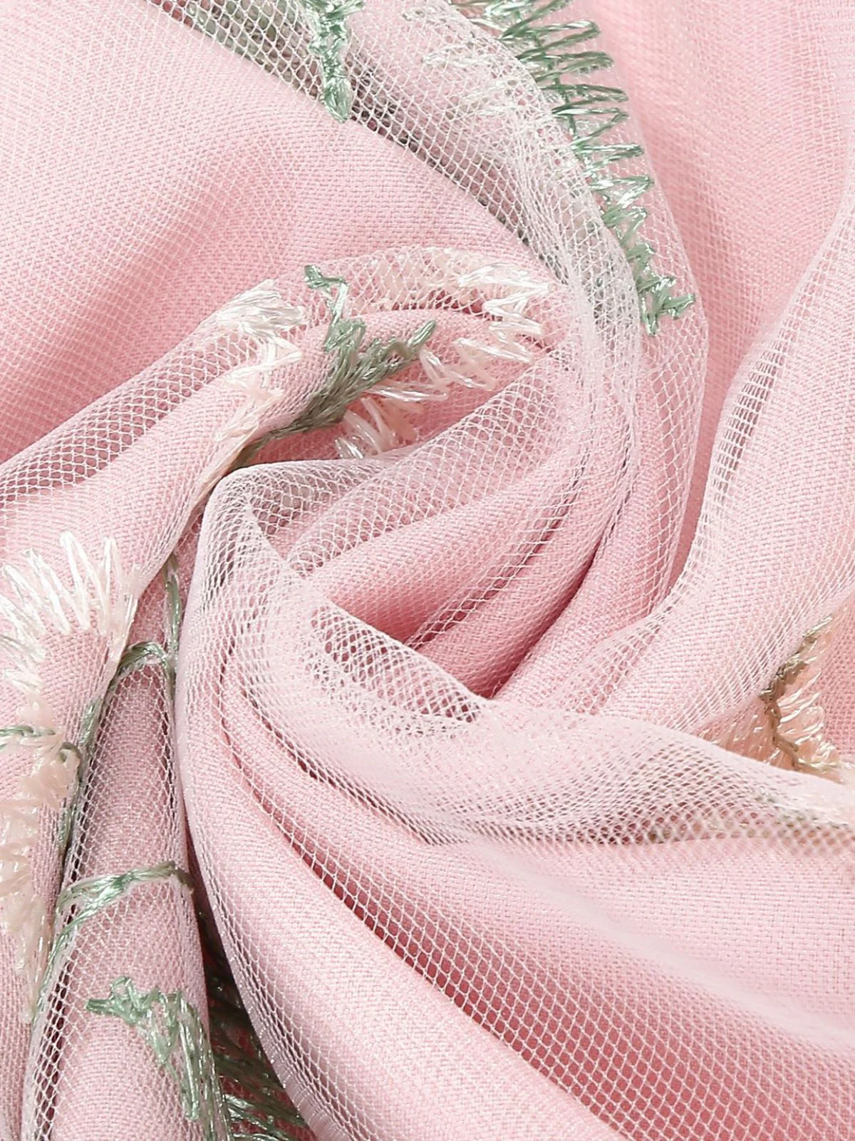 Robe Midi Florale Tulle Bleu Années 1950 - Image 18