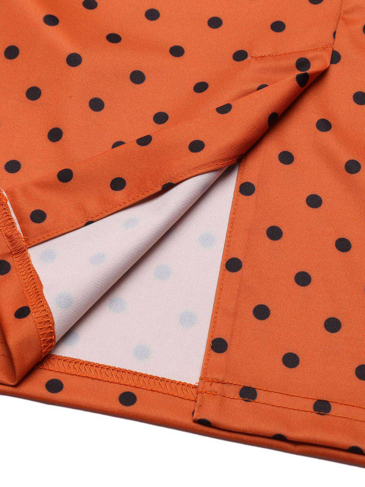 Robe moulante illusion orange des années 1960 - Image 8