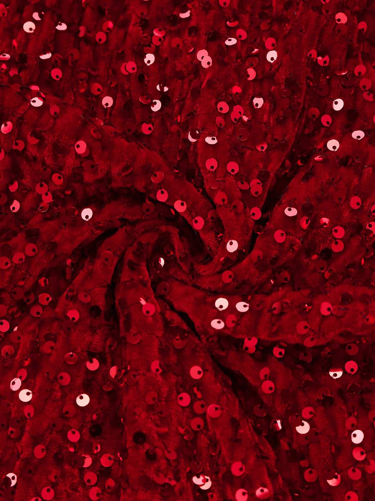Robe moulante rouge à paillettes une épaule et fente des années 1930 - Image 6