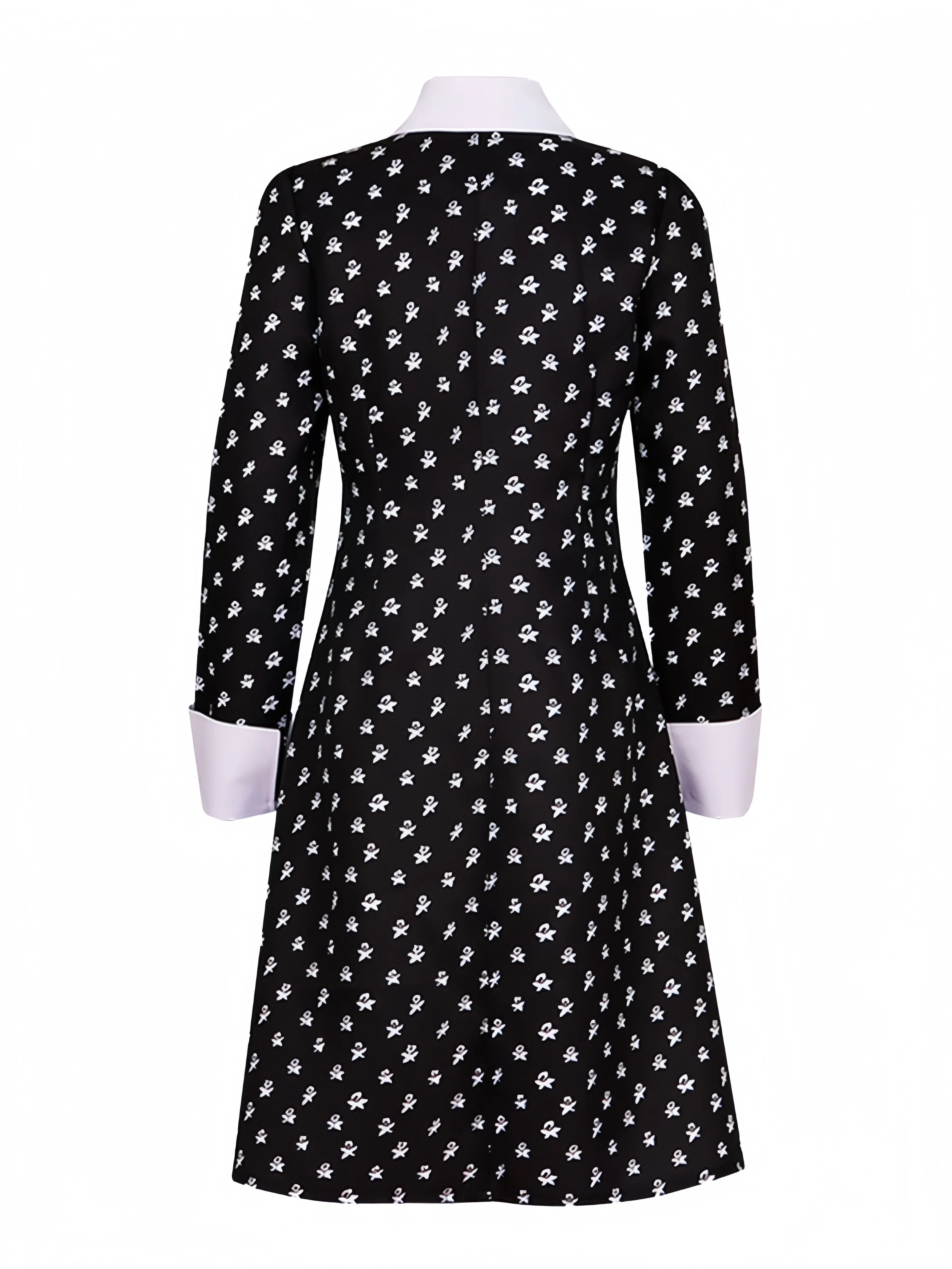 Robe noire style Mercredi Addams des années 1940 - Image 4
