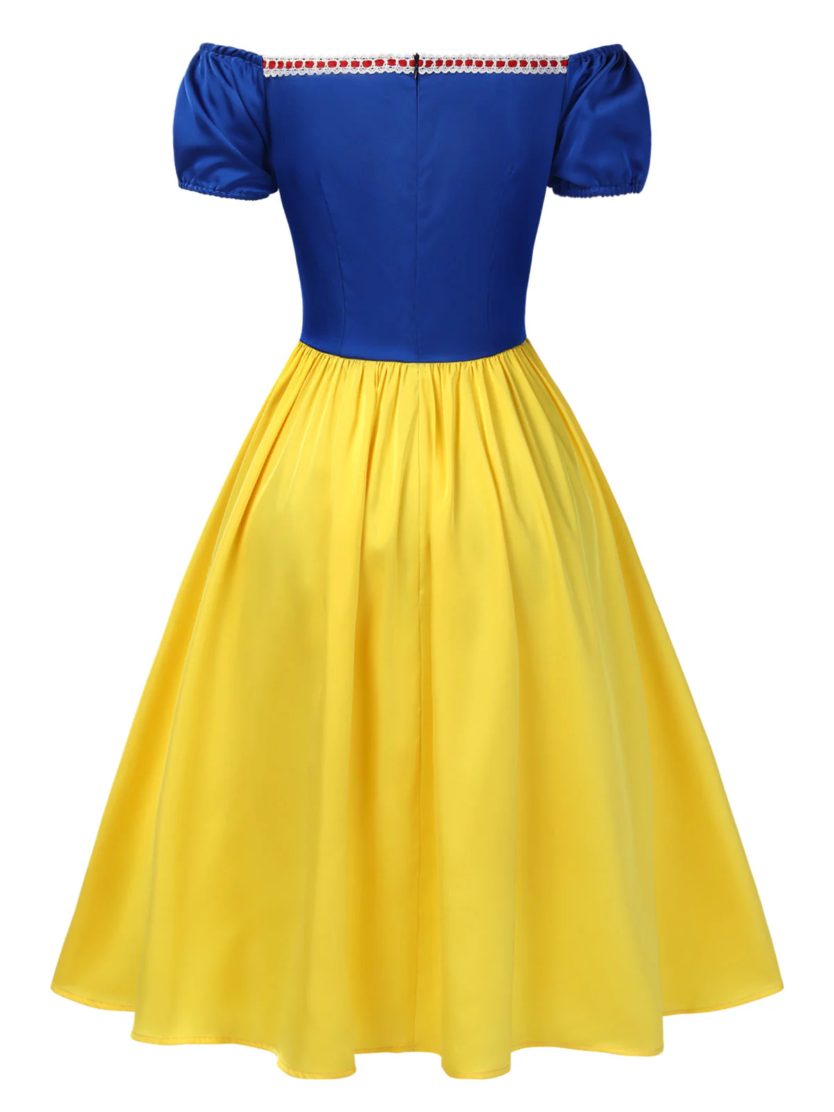 Robe princesse à épaules dénudées et manches bouffantes des années 1950 - Image 5
