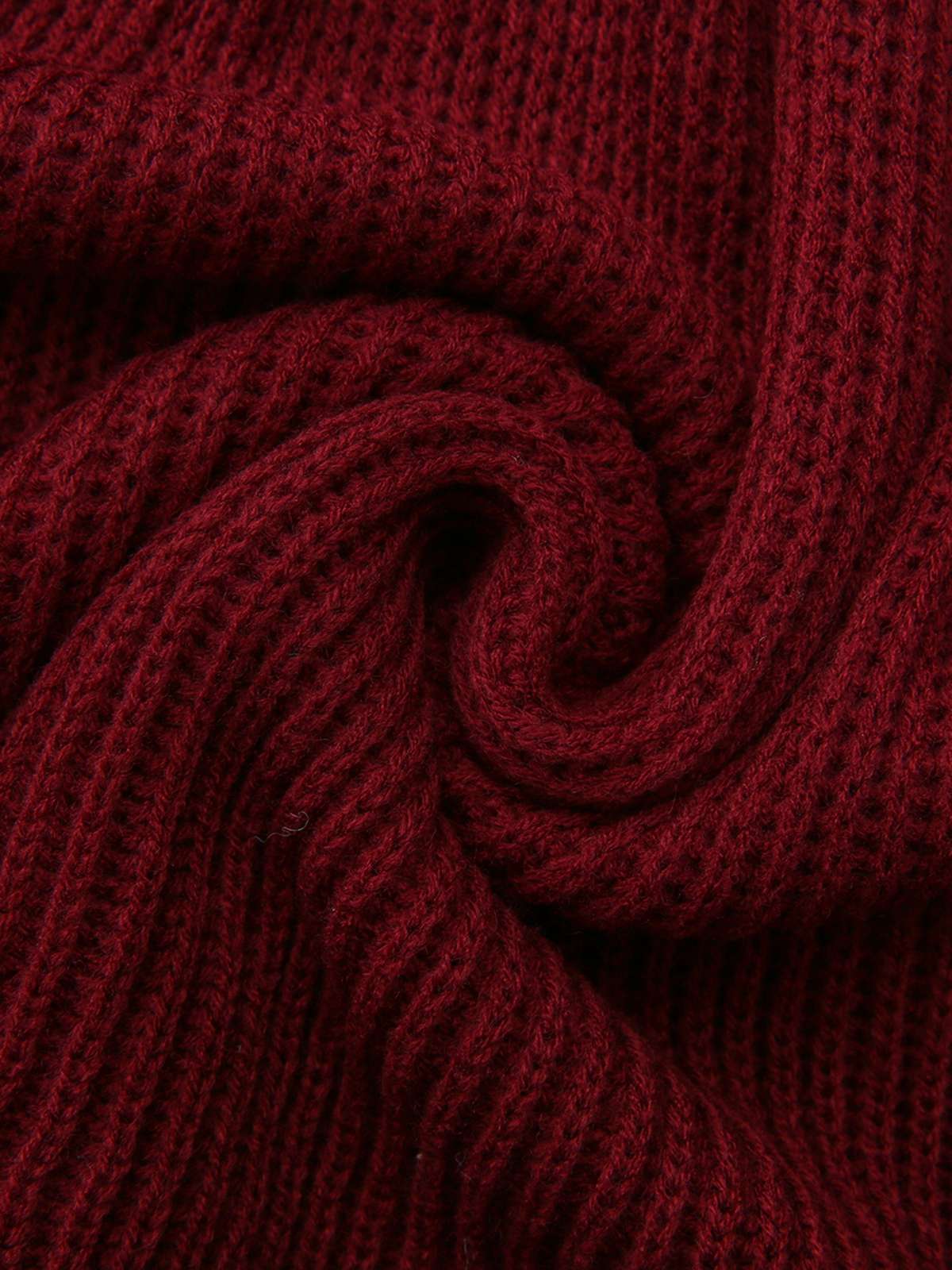 Robe pull manches lanternes en maille unie des années 1940 - Image 5