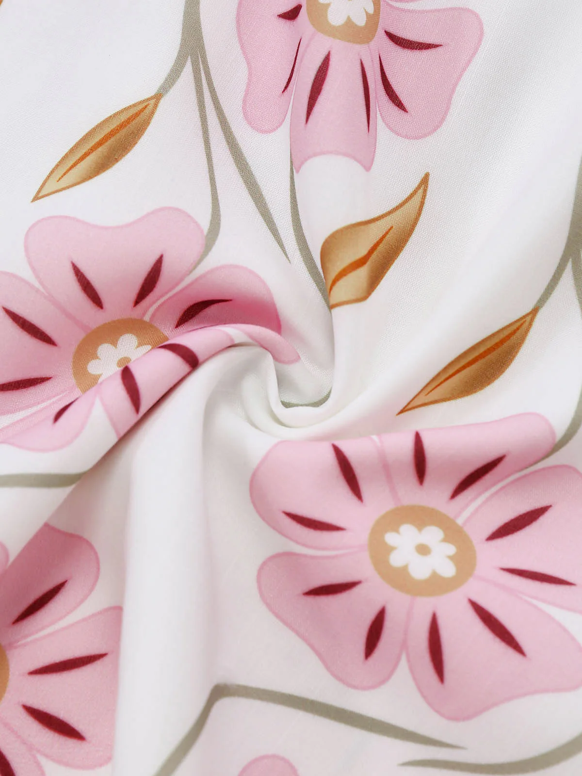 Robe rose bretelles spaghetti et imprimé floral années 1960 - Image 6
