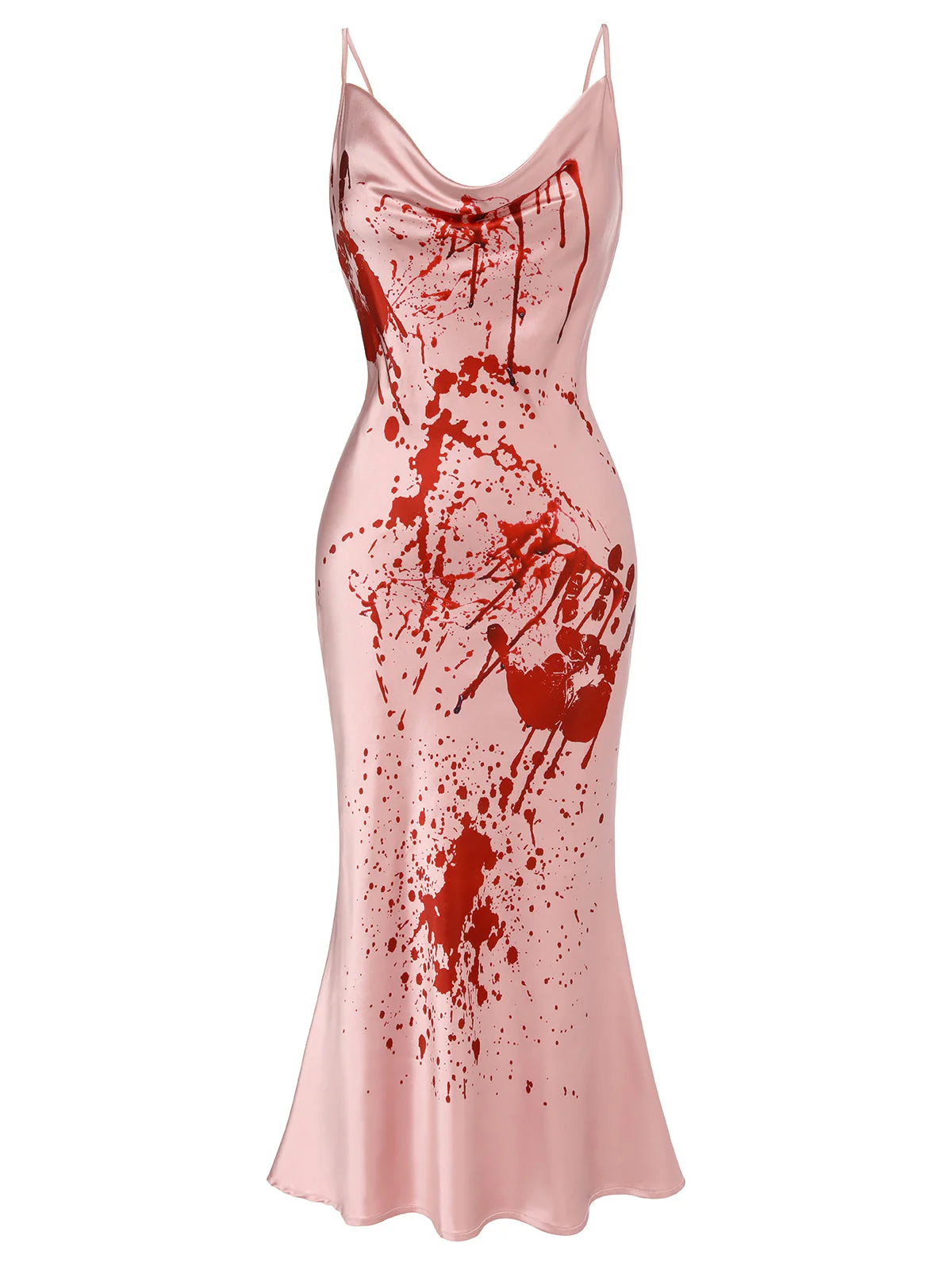 Robe rose en queue de poisson d'Halloween des années 1960 - Image 3