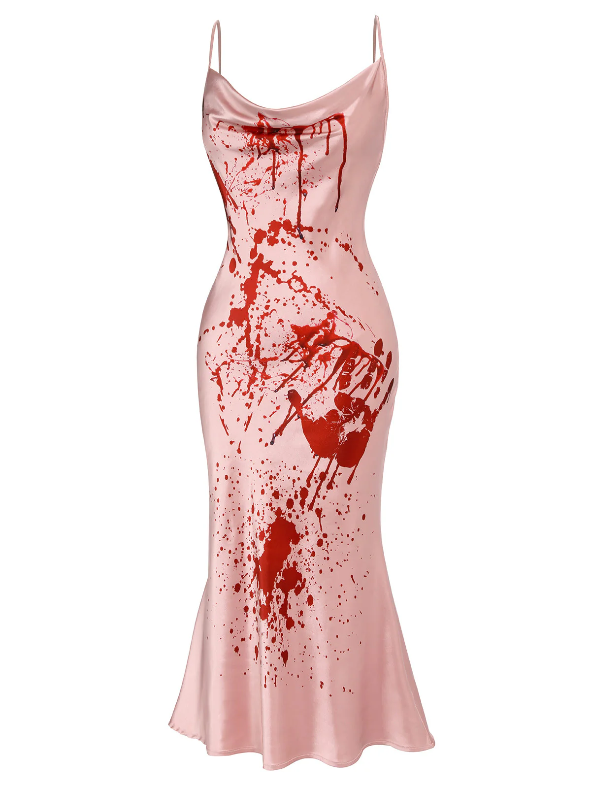 Robe rose en queue de poisson d'Halloween des années 1960 - Image 4