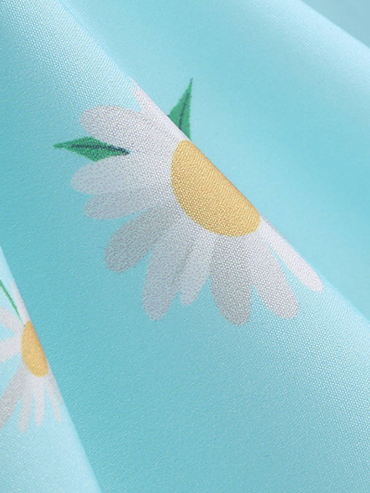 Robe sans manches à imprimé marguerites et fraises des années 1950 - Image 6