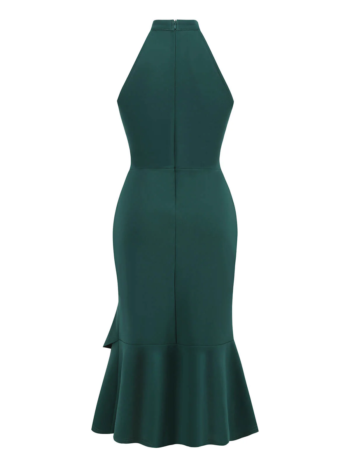 Robe sans manches à licou en queue de poisson des années 1950 - Image 7