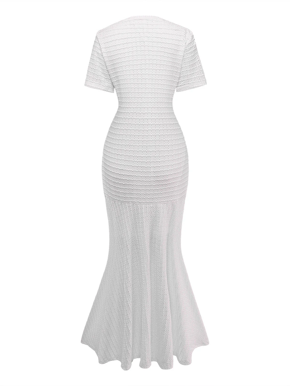Robe sirène à carreaux ajourée des années 1930 - Image 9
