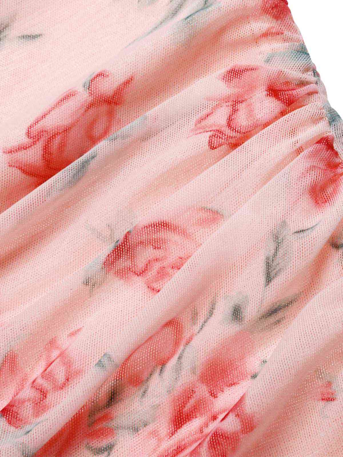 Robe sirène en maille de soie rose 1930s - Image 10
