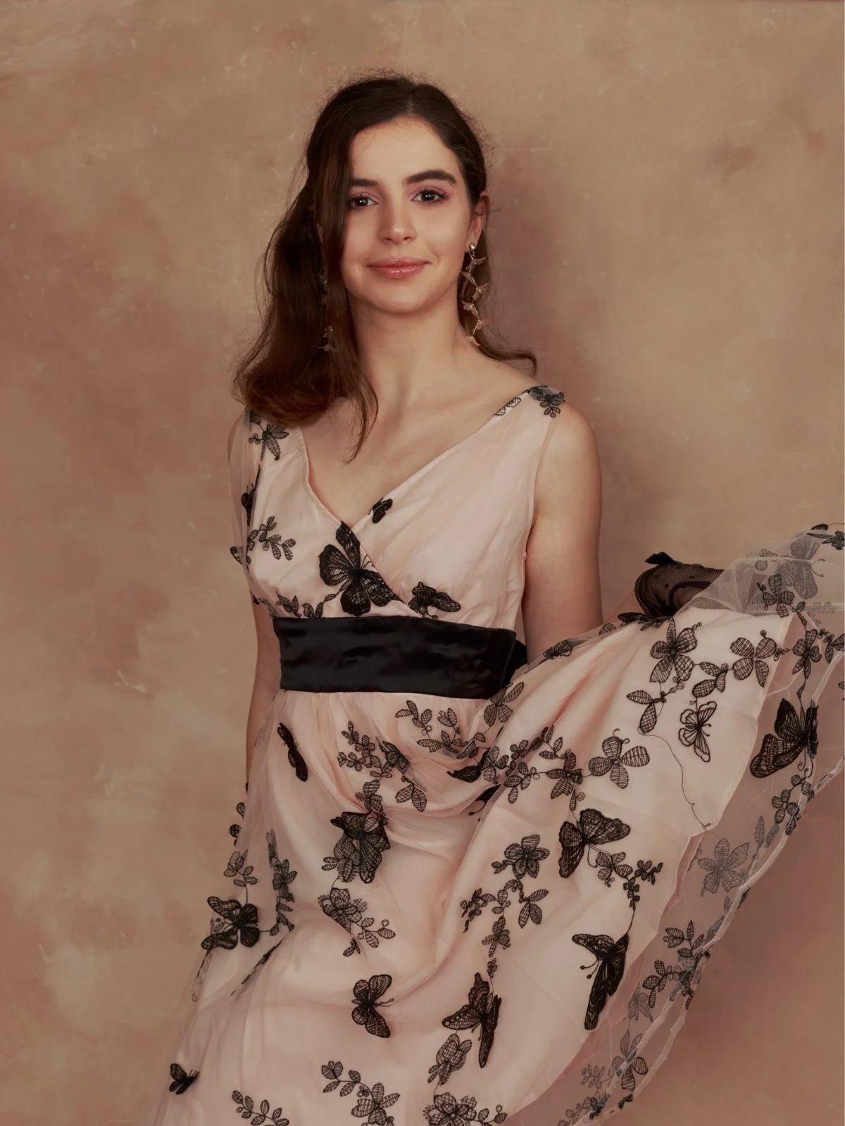 Robe Swing Vintage à Col V Année 50 avec Papillons Cocktail Pin Up - Image 10