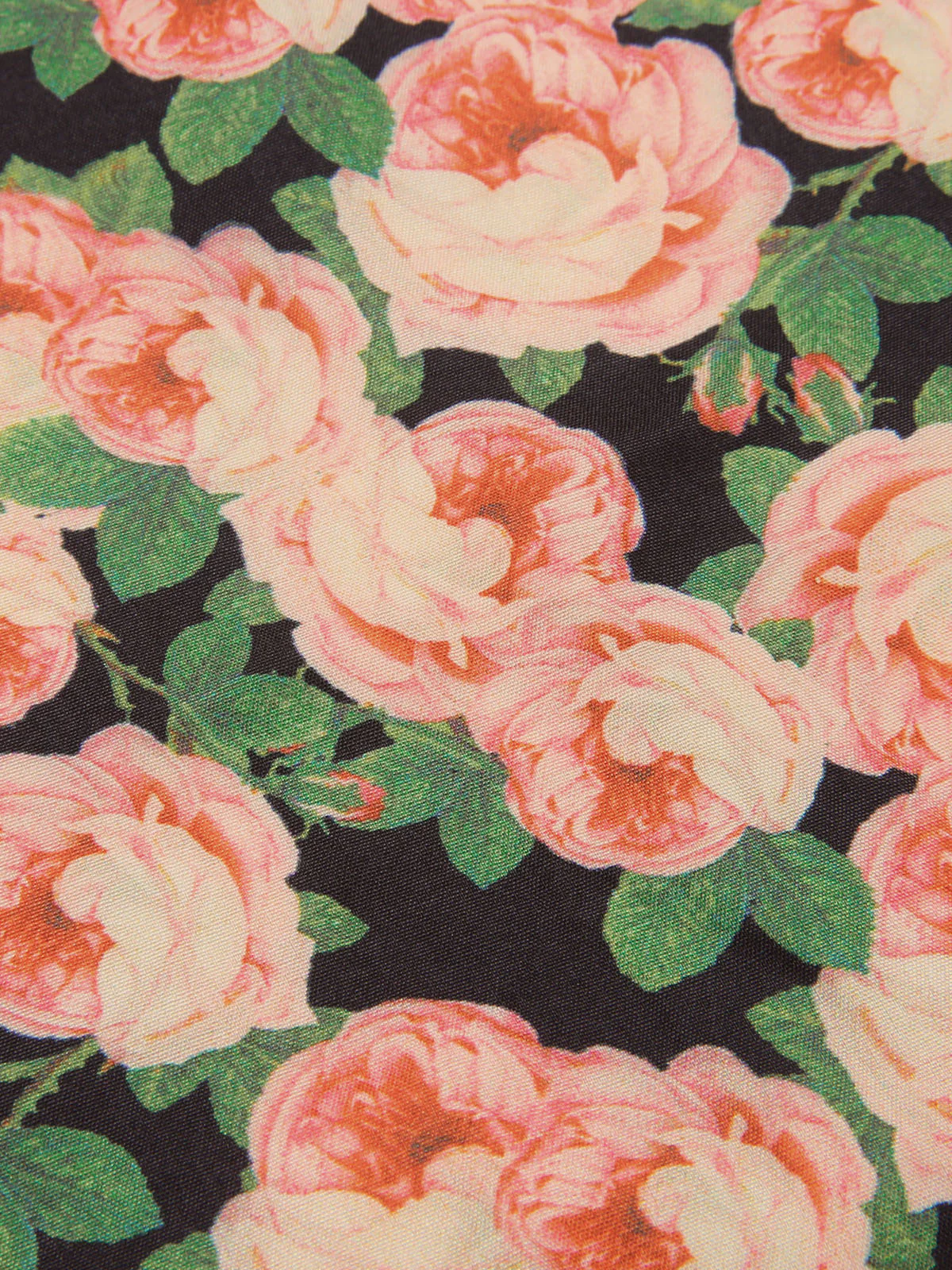 Robe trapèze bouffante à revers roses des années 1950 - Image 4