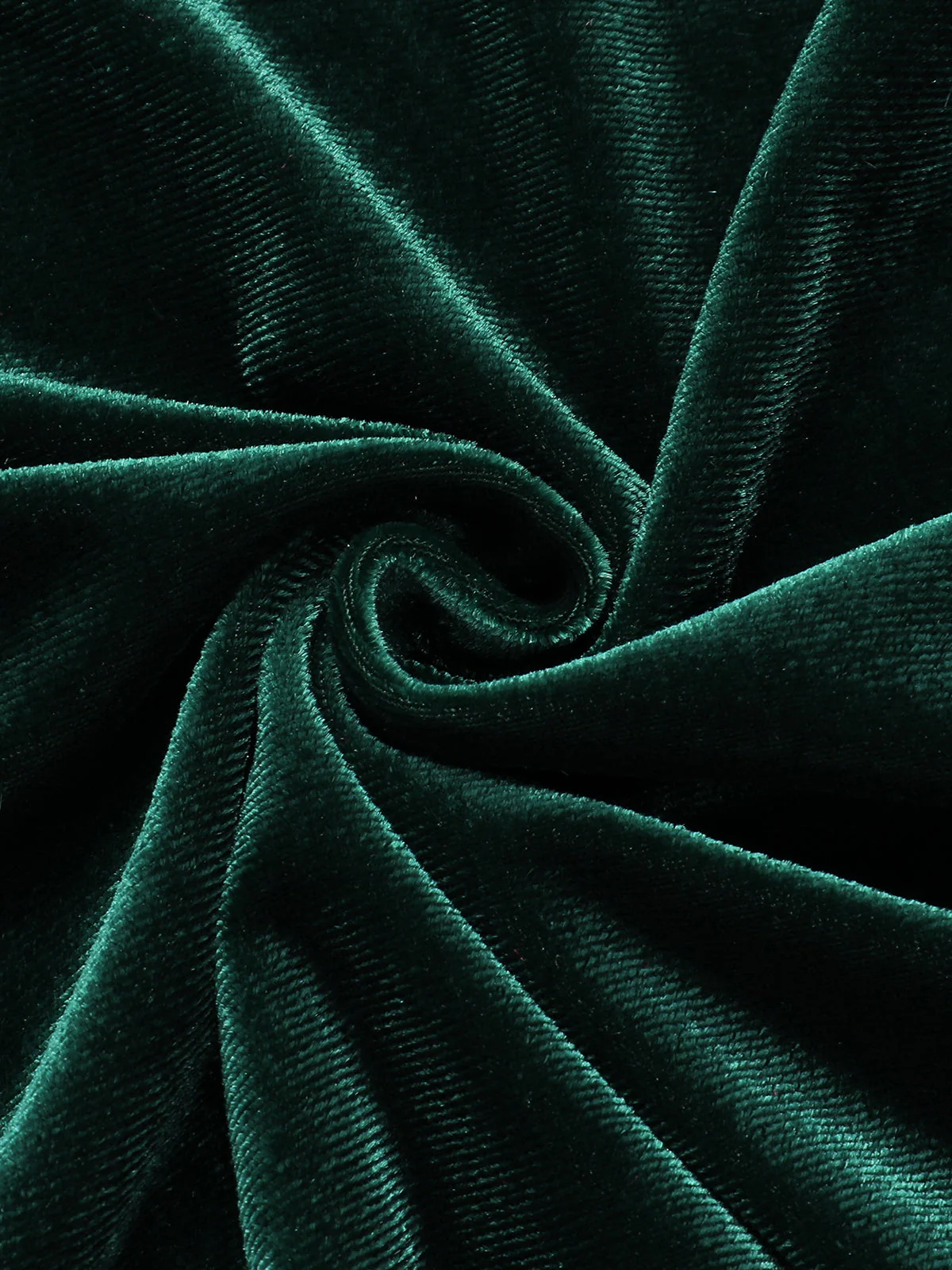 Robe trapèze unie à col en V des années 1940 - Image 12
