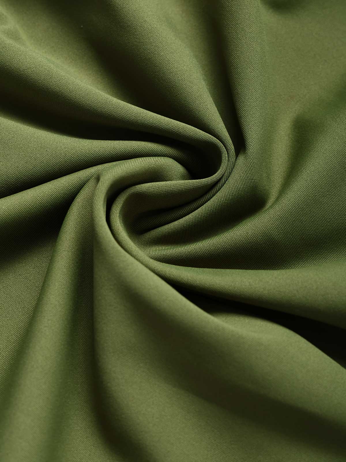 [Prévente] Robe verte unie encolure cœur et boutonnée années 60 - Image 7