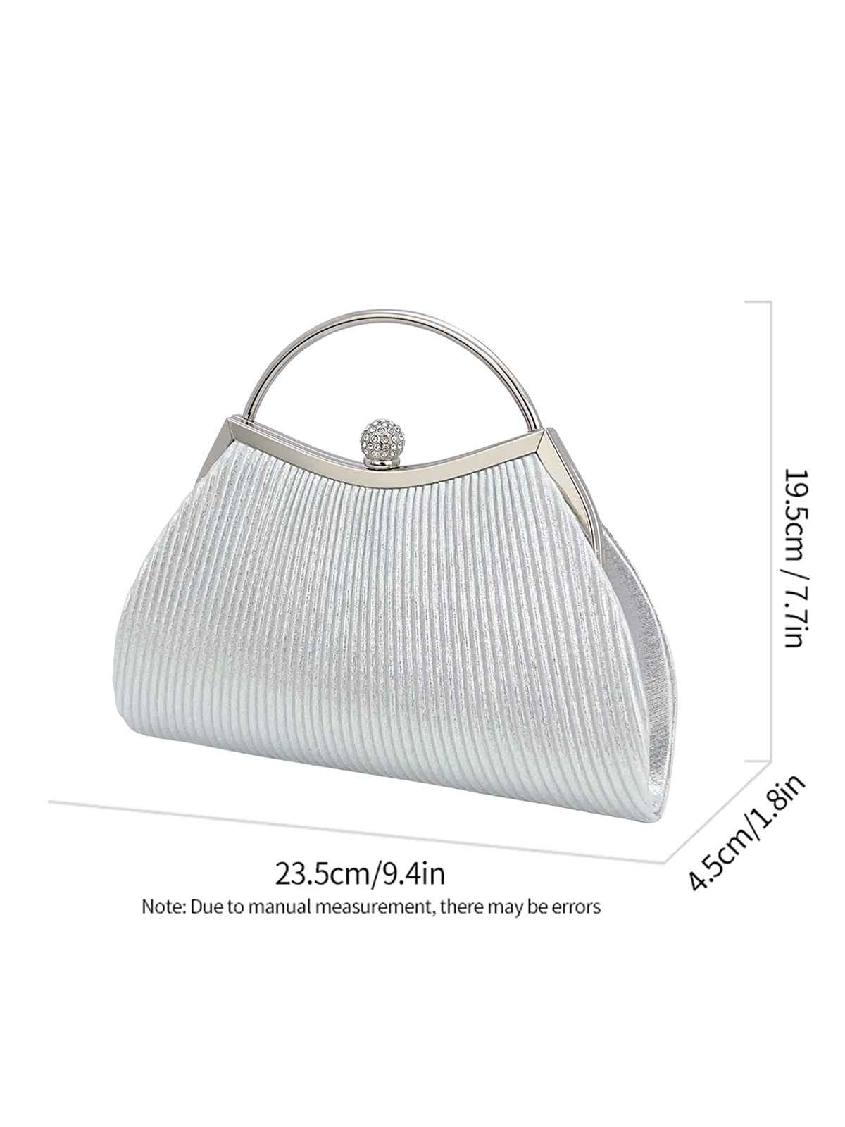 Sac solide plissé de fête vintage - Image 4