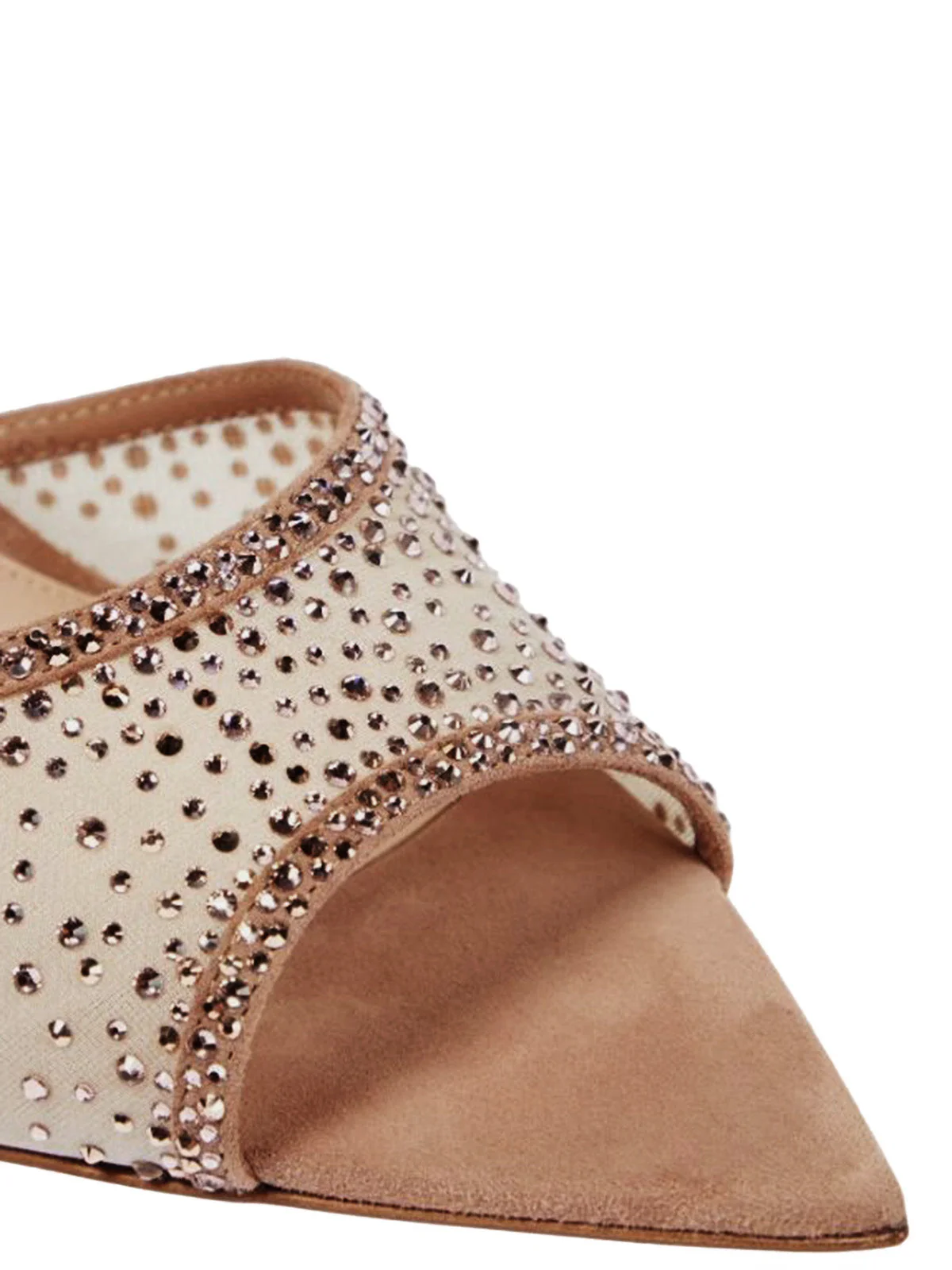 Sandales talons hauts bout pointu et strass - Image 3
