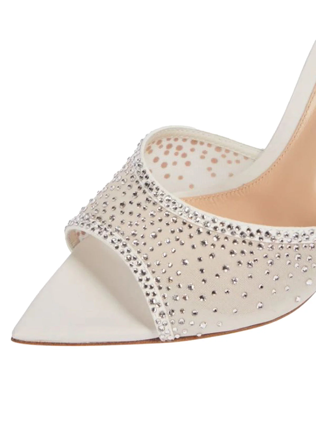 Sandales talons hauts bout pointu et strass - Image 8
