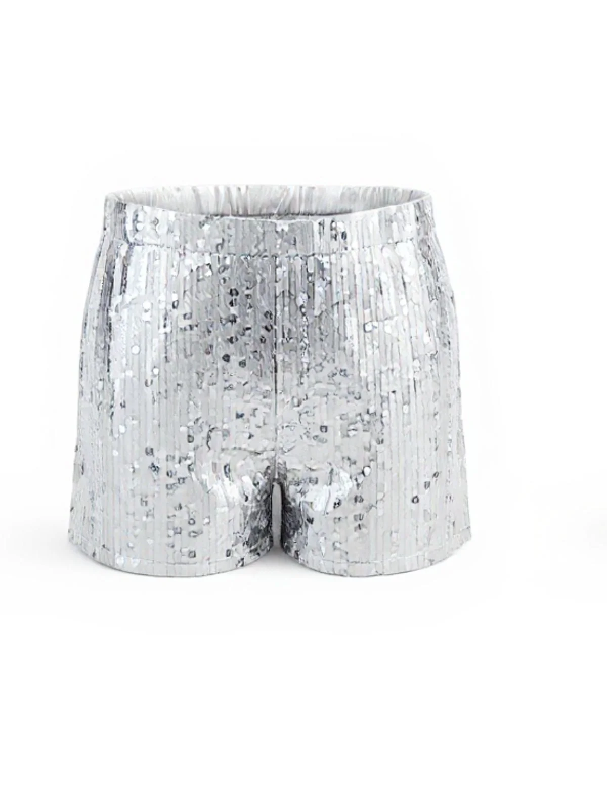 Short disco à paillettes métalliques des années 1970 - Image 2